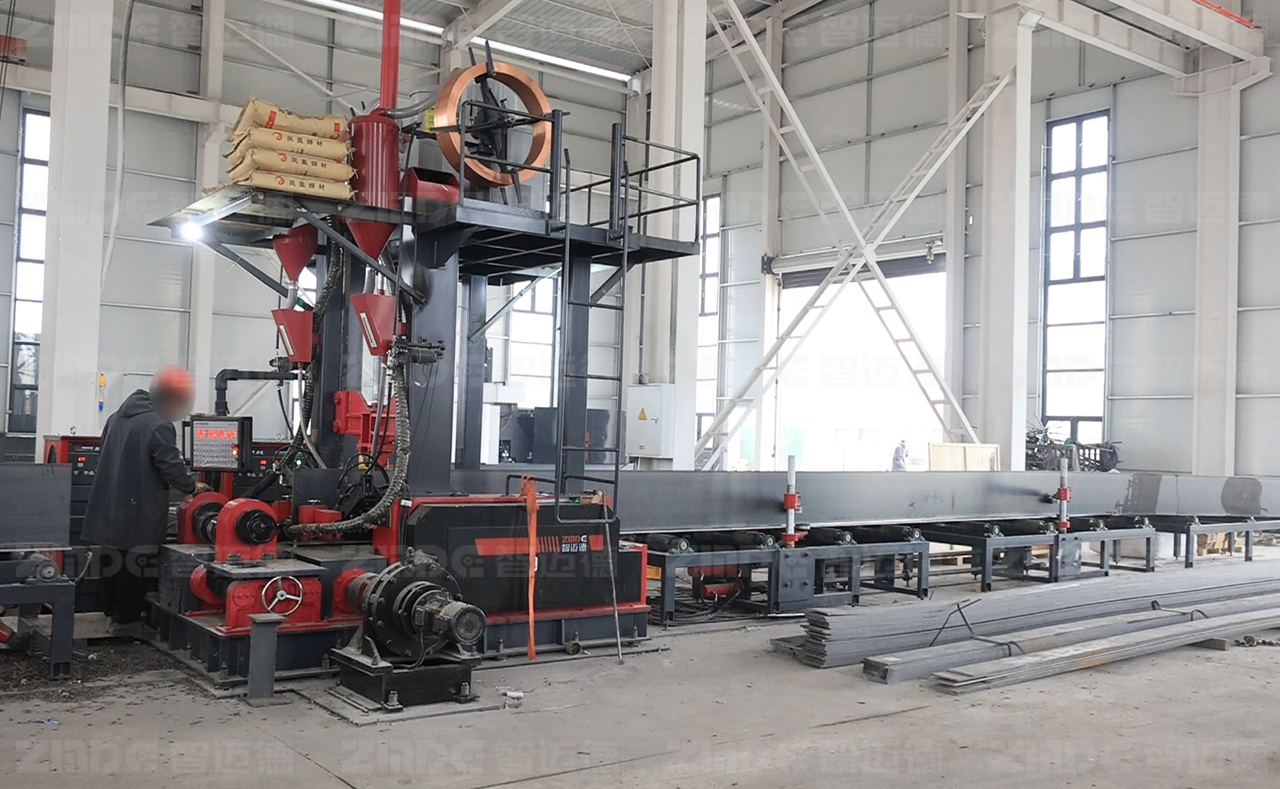 用工難，產能低，質量差，組焊矯一體機輕松破解鋼構生產難題